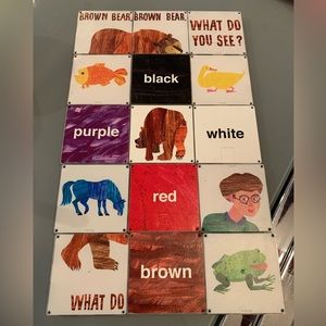 Magna tiles, Brown Bear, Brown Bear